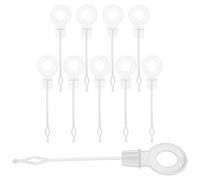 Kisangel 10 pièces Outil de Nettoyage Tige Évacuer Eau Du Réfrigérateur Déboucheur Drainage Réfrigérateur Prévention Débordement Kit Plastique Léger pour Accessoires Ménagers