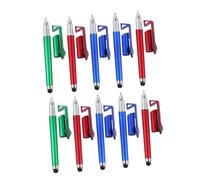 Kisangel 10 pièces Stylets Tactiles Multifonctions Crayon Écran Tactile Portable Compatible Smartphones Appareils Résistant Aux Rayures Couleur Aléatoire Couleur Aléatoire