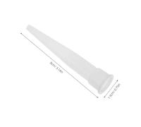 Kisangel 100 Embouts de Buse de Calfeutrage en Plastique Compatibles Tubes de Colle, Diamètre Intérieur 1,4 Cm, Ensemble 100 Pièces pour Travaux D’étanchéité et Finition en