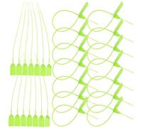 Kisangel 100 Pièces Attaches de Câble Vertes en Pp Résistance la Traction et Fonction Anti-contrefaçon pour Rangement de Câbles la Maison Atelier