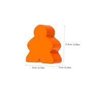 Kisangel 100 Pièces Flight Chess Pieces Wooden Game Tokens Montessori Counters for Board Games and Math Classroom Counting Toys