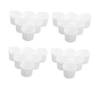 Kisangel 100 Pièces Miniature Takeaway Boxes Mini Lunch Containers for Dollhouse Kitchen Playset Mini Food Storage for DIY Crafts and Tiny House Decor