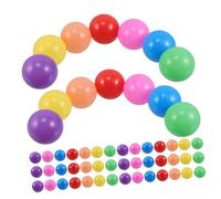 Kisangel 100 pièces Ocean Balls for Soft Plastic Pit Balls for Sensory Play Motor Skill Development and Small Hands Safe Indoor and Outdoor Toy Set
