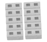 Kisangel 100 Pièces Realistic Scale Architectural Model Accessories for Dollhouse and Miniature Garden Building