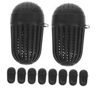 Kisangel 10pièces Panier Plastique pour Cage Lance-appâts Et Porte-Feeder Accessoire Essentiel pour à La Carpe Extérieur