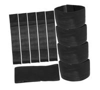 Kisangel 11 pièces Brassard de Deuil Noir Élastique Réglable pour Funérailles et Cérémonies Commémoratives Bande Polyester Extensible pour pour Équipes de Football