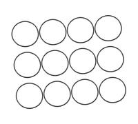 Kisangel 12 pièces Bracelets Silicone Extensibles Noirs Bracelets Polyvalents Confortables et Flexibles pour Hommes et Femmes Accessoires pour Fêtes et