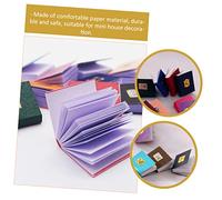 Kisangel 12 pièces Miniature Bible Book Models Set for Dollhouse Decoration Vintage Style Miniature Books Adorn for DIY Mini Study Room