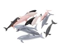 Kisangel 12 Pièces Modèle de Plastique de Figurines Animales Éducatives pour Décoration Modèles Réalistes de Dauphins Simulation pour Nurseries