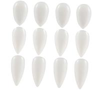 Kisangel 12 pièces Night Glow Vampire Fangs Set Cosplay Teeth for Halloween Party Adults Zombie Fausse Dent Denture Déguisement Vampire Fille Mascarade