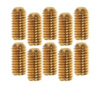 Kisangel 12 Vis Métalliques M3x6 Or pour Chevalet de Guitare Électrique, 12pcs, Réglage Pratique des Pontets pour Performances et Pratique Musicale