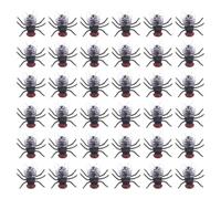 Kisangel 120 Mouches en Plastique : Fausses Mouches, Jouets farces et farces, Figurines d'insectes réalistes - Articles de fête pour Le Carnaval, Le 1er Avril, Halloween et Les réunions de