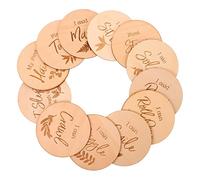 Kisangel 12pièces Cartes Étapes Garçon Fille Mensuelles Né Et Anniversaire Commémorant Moments Importants Accessoires Photo