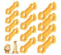 Kisangel 12pièces pour Patte Oiseau Lot de Douze pour Poussins Et Pigeons Correcteur De Pied Anneaux