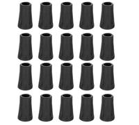 Kisangel 15 Embouts en Caoutchouc pour bâtons de Marche, Embouts universels pour bâtons de randonnée, Protections antidérapantes, Accessoires pour de Trekking, diamètre du Trou : 11 mm