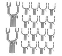 Kisangel 15 pièces Supports de Branches Métal Étai Arbre Alliage Aluminium Résistant pour Arbres Fruitiers Piquets de Soutien Durables pour Jardinage Extérieur et Intérieur