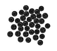 Kisangel 150 Pièces Boule Bio des balles Boules Bio pour Bassin - Bactéries pour Aquarium - Bactéries pour Filtre biofiltres de réservoir balles filtrantes pour Bassin Coton Black