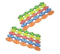 Kisangel 150 Pièces Marqueurs de Balles Transparent Outil de Positionnement et Portable pour Accessoires Couleur Aléatoire
