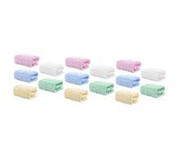 Kisangel 15pièces Serviettes De Biberon Coton Lot De Draps Multi- Pour Nourrissons Rose Bleu Jaune Vert Blanc Pour Éviter De Nourriture Saliva Des