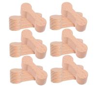 Kisangel 16 pièces Connecteurs de Rails Bois Adaptateurs Compatibles pour Voies de Train Bois Accessoires et Sécurisés pour Jeux de Construction Garçon Fille