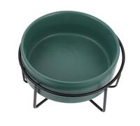 Kisangel 1ensemble Bol Surélevé Céramique pour Animaux avec Support Gamelle pour Chien Et Chat Réducteur De Déversement Design Créatif