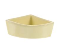 Kisangel 1pièce Bol De Nourriture Triangulaire Céramique pour Hamsters Abreuvement Antidérapante pour Petits Animaux Accessoire Pratique Et pour Rongeurs