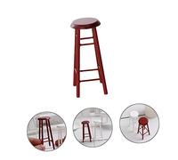 Kisangel 1Pièce Mini Tabouret de Bar pour Maison de Poupée Accessoires Miniatures Chic Meubles Miniatures Idéaux pour Créer Une Atmosphère de Vie