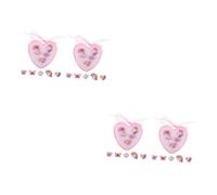 Kisangel 2 Boîtes bague licorne Enfant Petit anneaux de fille de dessin animé anneaux de bijoux bébé anneaux bijoux Bonnes de filles bagues pour filles Anneaux mignons fille sonne Plastique