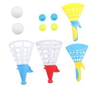 Kisangel 2 Ensembles Jeu de et Attraper Balles pour Garçon Fille Ensemble de Jeux Extérieurs Plastique sans Odeur Sportif de Plein Air pour Jardin et Activités Familiales