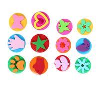 Kisangel 2 Ensembles Kit Créatif Graffiti Garçon Fille Outils Dessin DIY Plastique et EVA Éducatif pour Tout Petits Modèles Cartoon Colorés Cadeau Spécial Garçon Fille Couleur Aléatoire