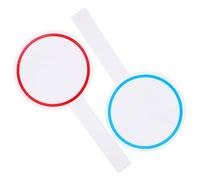 Kisangel 2 Pagaies Effaçables à Sec pour Tableau Blanc en Mousse, Faciles à Utiliser, 2 Pièces, pour Vote et Notation Lors de Jeux ou Événements