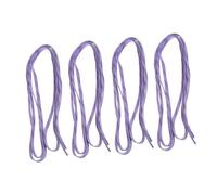 Kisangel 2 Paires Lacets de Hockey Cirés pour Patins à Glace Résistants et Durables Accessoires de Remplacement pour Chaussures de Sport et Patinage