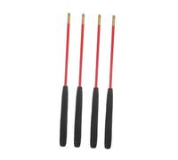 Kisangel 2 Paires Lot Bâtons Diabolo Chinois avec Poignée Antidérapante Tige Solide de Conception pour Cordon Remplacement Jonglage
