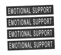 Kisangel 2 Paires Patches Adhésifs Réfléchissants pour Harnais Chien Lot de PU Confortables et Respirants pour Sécurité Nocturne Décorations pour Vêtements et Gilets de Protection