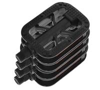 Kisangel 2 Paires Pédales Garçon Fille Noires Antidérapantes Accessoires de Rechange pour Tricycle Garçon Fille Pédales Larges pour Stabilité et Confort