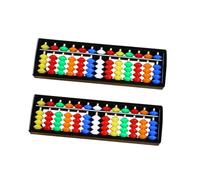 Kisangel 2 Pièces Abacus Garçon Fille Boulier Coloré Sections Outil de Calcul pour Garçons et Filles Éducatif Mathématique Développement de Intelligence et Coordination Main