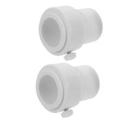 Kisangel 2 Pièces Adaptateur Stabilisateur de Poteau de Parasol de Piscine Manchon Insert Résistant Aux UV Eau Salée Base Large Antidéplacement pour Parasol de Terrasse et Bord de Piscine