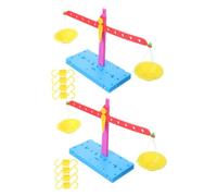 Kisangel 2 Pièces Balance de Levier DIY pour Expériences Scientifiques pour Apprentissage Mathématique à École