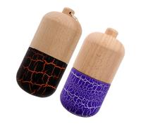 Kisangel 2 pièces Bois Pillule à Attraper pour Garçon Fille Ans Coordination Œil-Main de Hêtre Jeu de Précision et Adresse Amusant et Éducatif Couleur Aléatoire Couleur Aléatoire