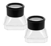 Kisangel 2 Pièces Boîte Observation Loupe pour Outil de Capture pour Explorer Nature Insectes Fleurs et Petits Objets Facile à Nettoyer Utiliser