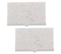 Kisangel 2 Pièces Boîte Porte-cartes de Visite, Profil Fin | Surface Anti-rayures, Rangement Compact pour Cartes D’identité, Usage Professionnel, Visites Clients et Rencontres