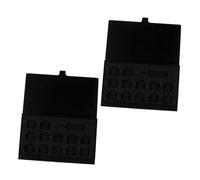 Kisangel 2 pièces Boîtier de Rangement Nano Sim Alliage Aluminium Emplacements avec Aiguille Étui Compact pour Cartes Mémoire et Micro Mémoire Protection Étanche et Anti-poussière Lot de
