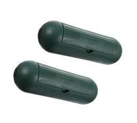 Kisangel 2 pièces Boîtier de Sécurité Étanche pour Rallonge Électrique Protection Extérieure Eau Poussière et Chocs Cache-câbles Compact pour Prise Prolongateur Protège les Connexions