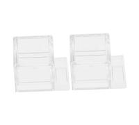 Kisangel 2 Pièces Bol Eau Acrylique pour Animaux de Compagnie Distributeur de Liquide pour Reptiles et Petits Animaux Accessoires de Nourriture pour Fourmis et Lézards