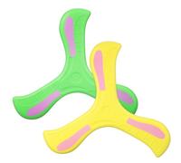 Kisangel 2 pièces Boomerangs pour Garçon Fille Sportif Extérieur à Retour Rapide pour Jeux Plein Air Garçon Fille