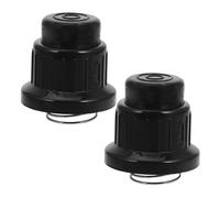 Kisangel 2 Pièces Bouchon d'allumage allumeur de Gril pour Four extérieur grilles de Gril pièces de Rechange pour foyers Capuchon du Bouton d'allumage du Gril PP