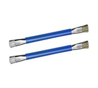 Kisangel 2 pièces Brosse de Nettoyage Électronique Antistatique Double Tête pour Carte Mère Brosse de Nettoyage IC Portable avec Protection ESD Accessoire Pratique pour Détartrage