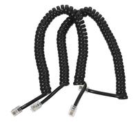 Kisangel 2 Pièces Câble Spiralé pour Combiné Téléphonique Cordon Flexible pour Téléphone Fixe Facile à Installer et Stable