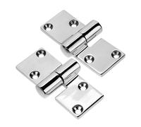 Kisangel 2 pièces Charnières Acier Inoxydable Renforcées Paumelles Robustes pour Portes de Placards Portes Intérieures et Installations Publiques Lot de Résistance Corrosion et Haute