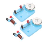 Kisangel 2 pièces Cloche Électrique de Laboratoire pour Expériences Scientifiques Instrument Enseignement Physique Accessoire Pédagogique Stable et Fiable pour Cours Électricité